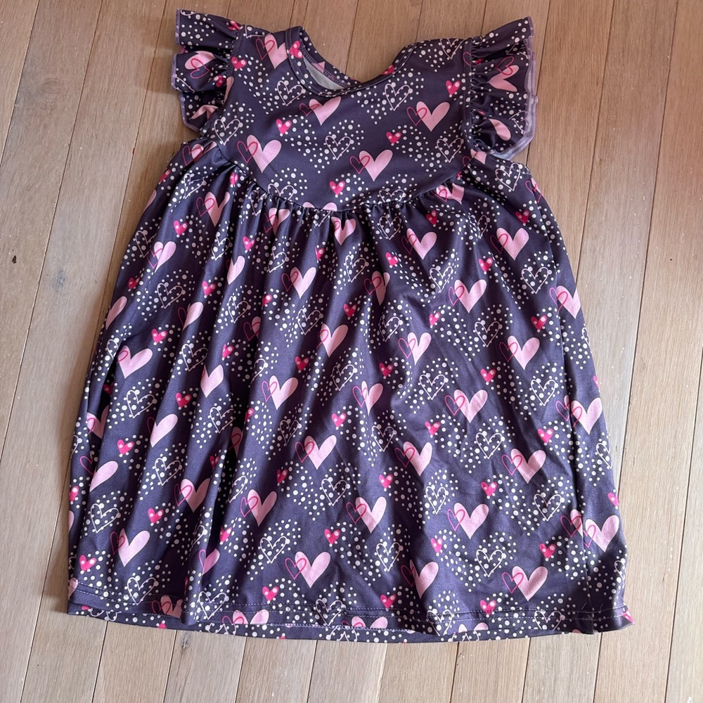 Pearls and Piggytails heart dress